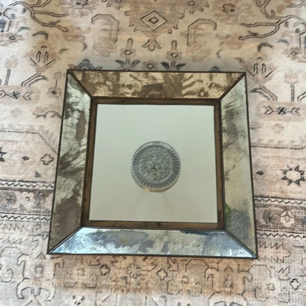 Stunning crate and barrel mirror